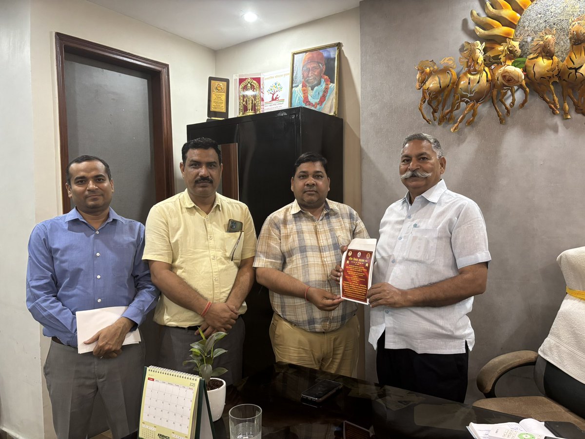 kvmsofficial's tweet photo. आज नोएडा में N. P. Singh जी को महाराणा प्रताप जयंती आयोजन में सम्लित होने के लिए निमंत्रण दिया । https://t.co/qzCombzsIb