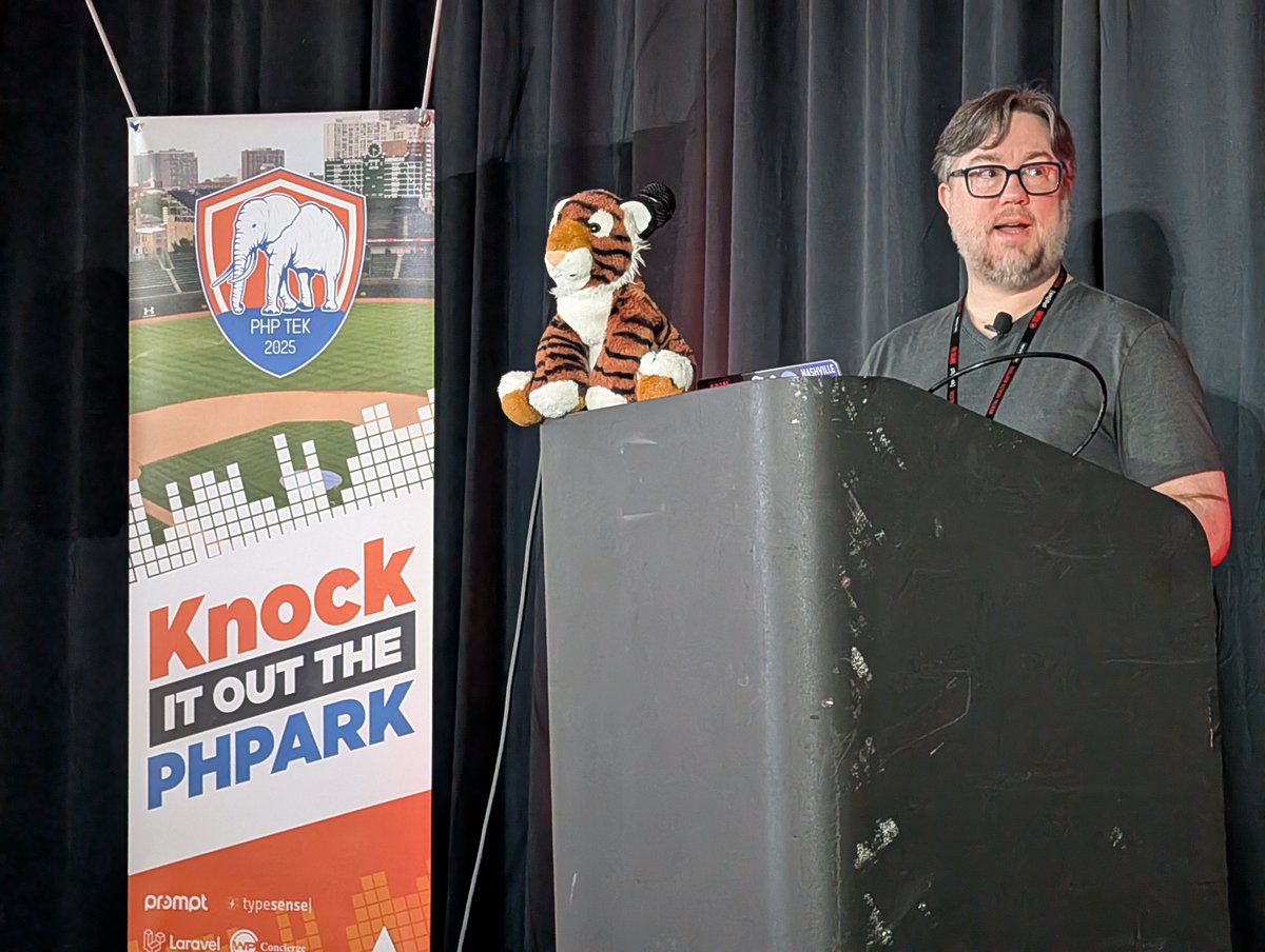 PHP Tek conference tweet media