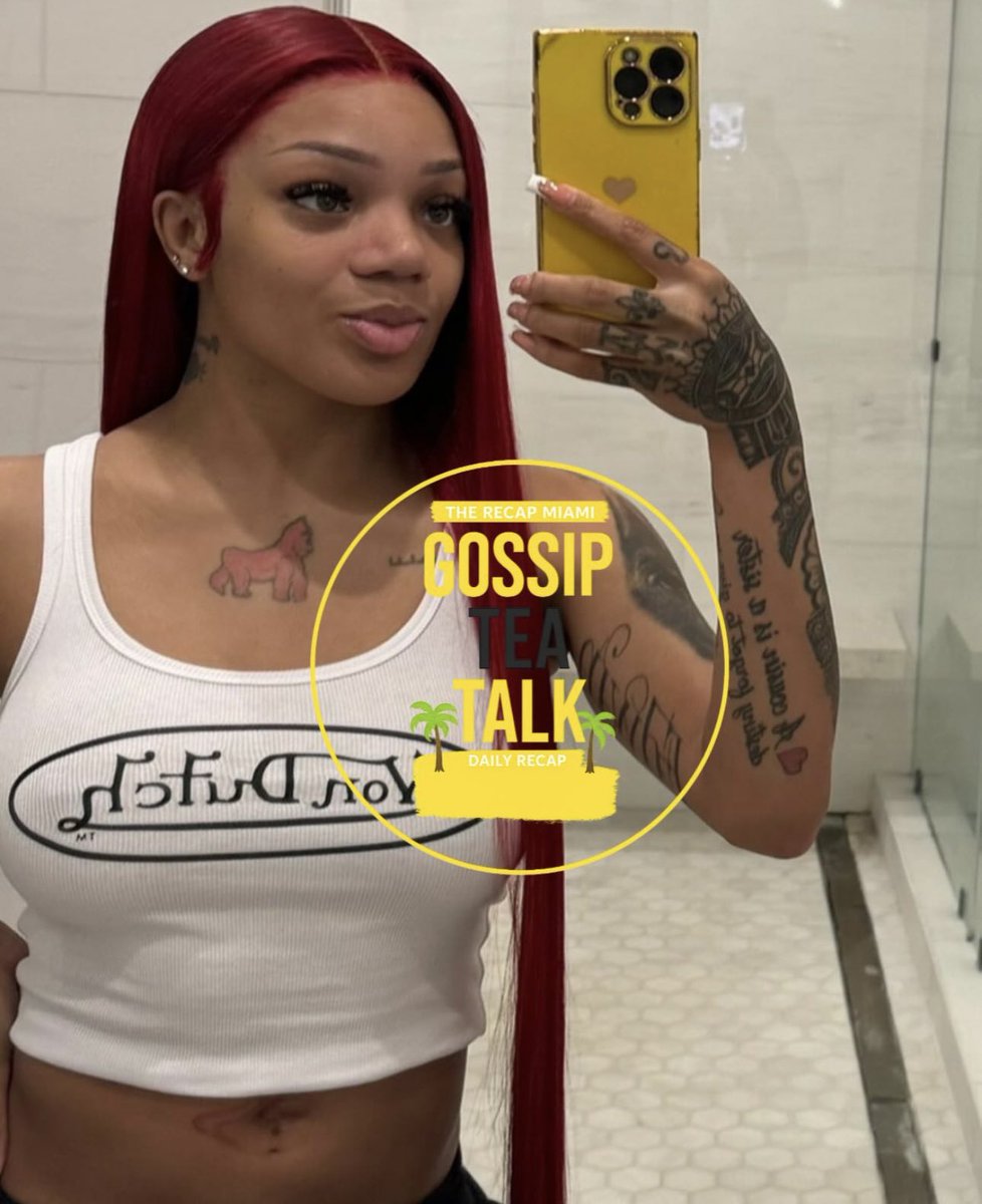 TheRecapMiami's tweet image. #Glorilla speaks on rumors of her getting a nose job! Me personally I think she was perfectly fine before!! what yall think?🤣