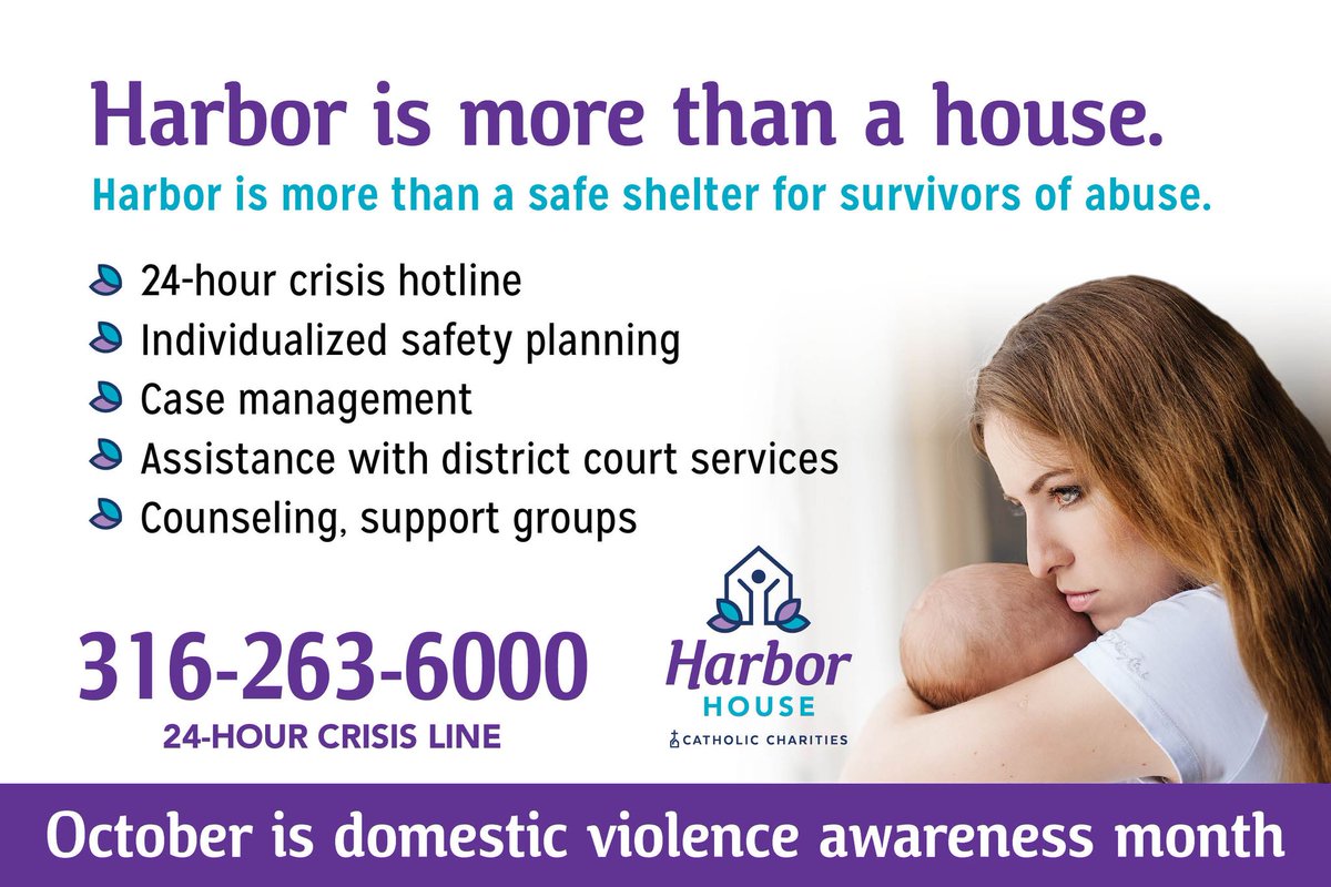 If you or someone you know is experiencing domestic violence, please call our crisis hotline! 
Our advocates are available 24 hours a day. 💜

#WeAreThere #HarborHouse