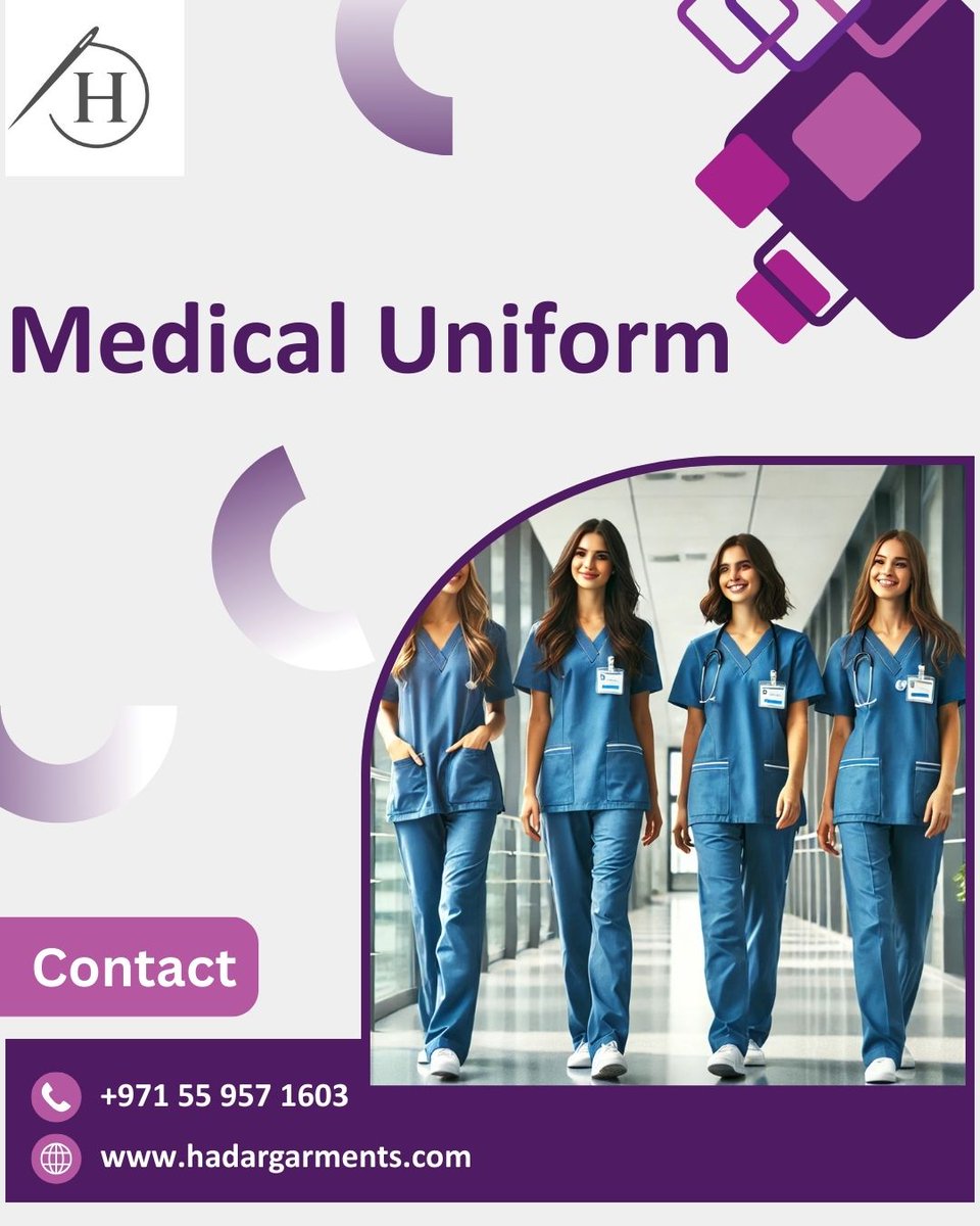 hadargarments's tweet photo. Medical Uniforms – Comfort, Hygiene &amp; Professionalism Combined! 
Step into a new era of healthcare attire with our premium Medical Uniforms, designed to offer maximum comfort, durability, and a clean, professional look. 
#MedicalUniforms #HealthcareApparel #Scrubs #DoctorUniform https://t.co/DQA48kemLU