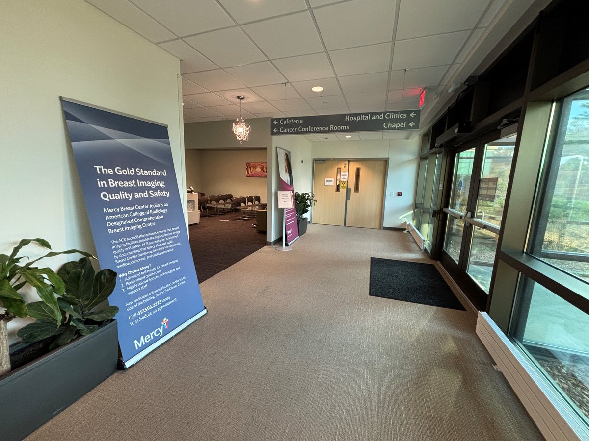 Got a mammogram coming up? Don't forget we now have a dedicated entrance to the Mercy Joplin breast center, located adjacent to the cancer center entrance. We hope this new space offers our patients improved privacy and an overall better experience when they come for care.