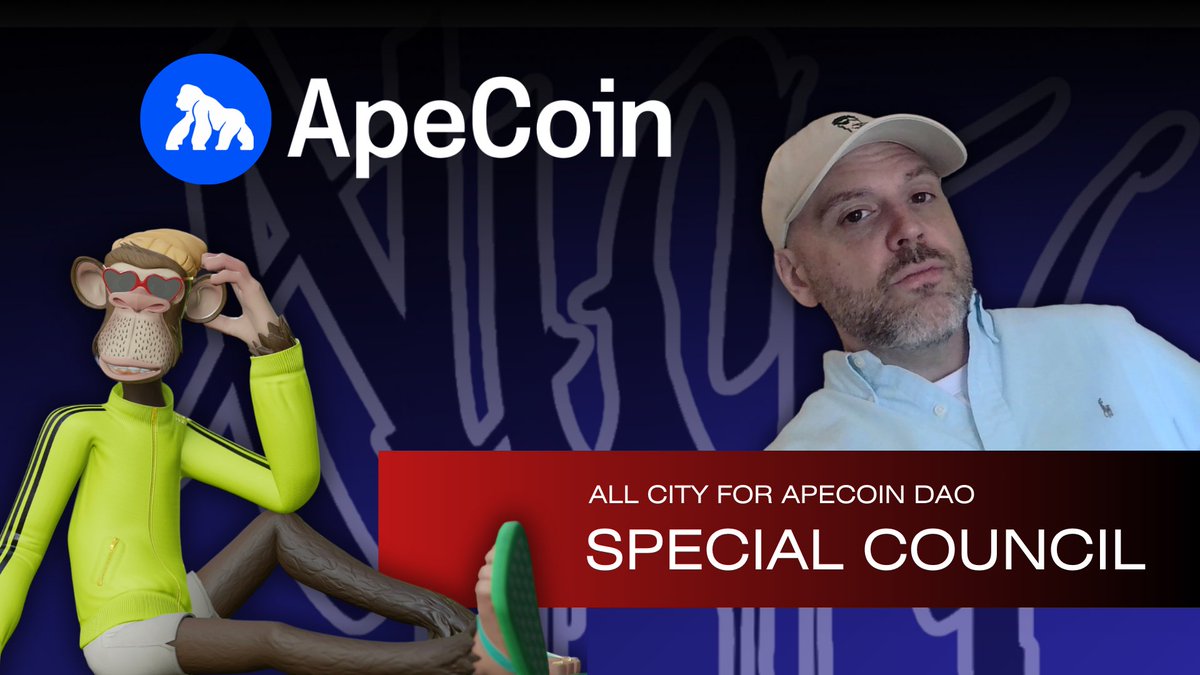 New scope = new role.

Making it official that I will be running for #ApeCoinDAO Special Council. DMs remain open ahead of profiles going public and always happy to chat.

Open invite to other nominees as well as these campaigns are not easy and there are no guarantees 💙🦍🦍