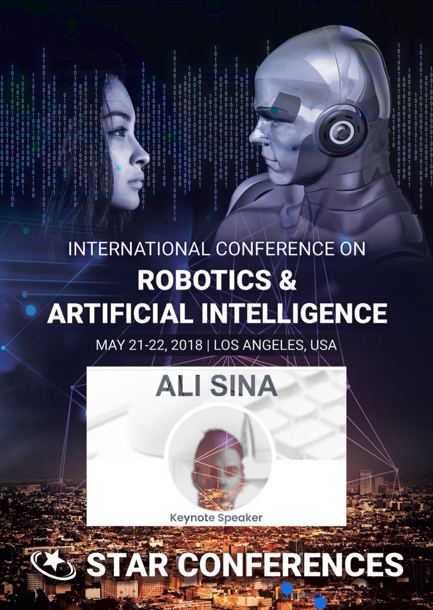 Ali_Sina's tweet photo. 7 years ago, I keynoted the Robotics &amp; AI Conference in LA. There were a few hundred of us—hungry to build what didn’t yet exist.  

Today, it draws thousands.  

What began with early adopters is now a global movement. Honored to be part of the beginning. #AI #Robotics #tech https://t.co/VfwPDavjut