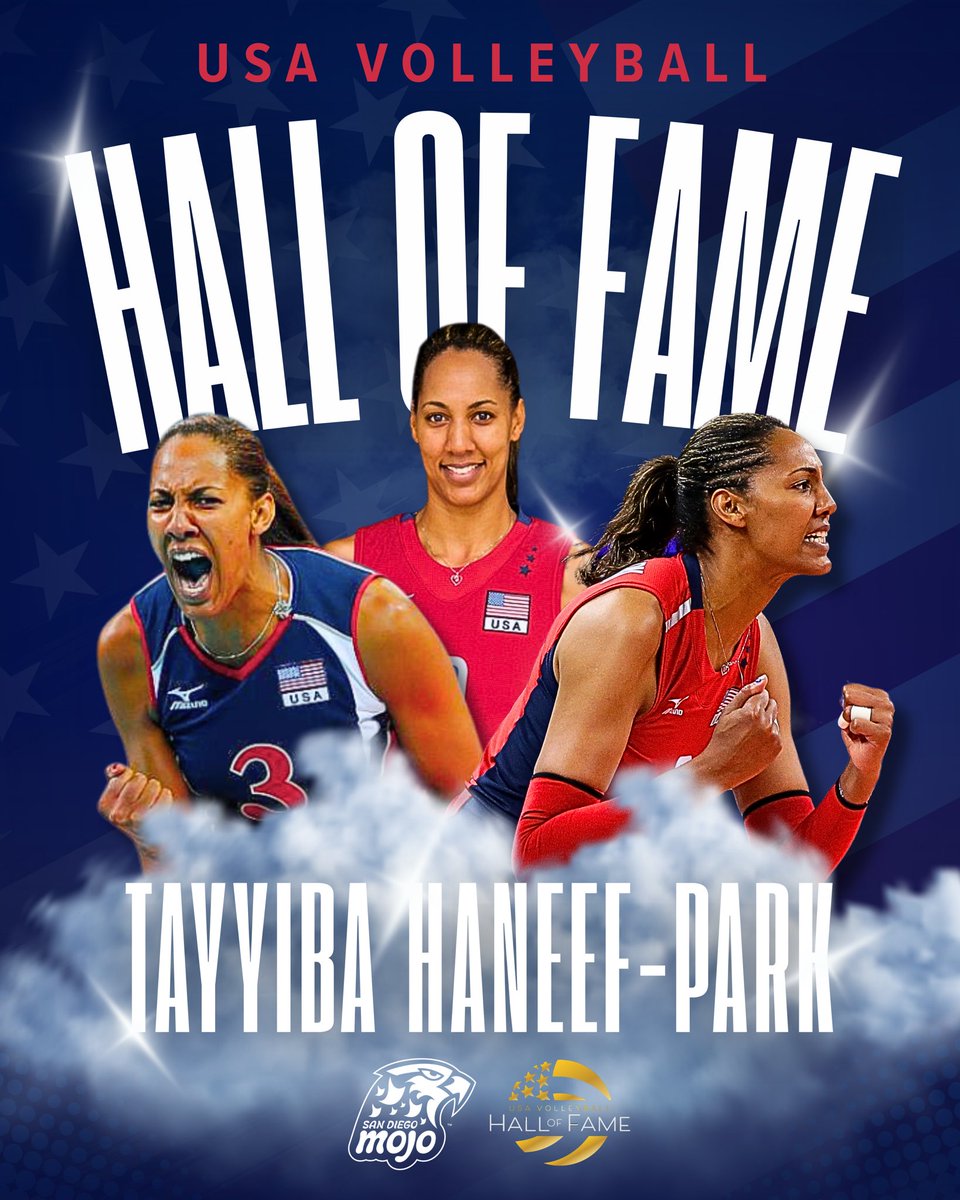 ✨Tonight’s the Night✨

San Diego Mojo Head Coach Tayyiba Haneef-Park officially enters the @USAVolleyball Hall of Fame ❤️🤍💙 

Congratulations, Coach‼️🇺🇸

#SanDiegoMojo x #USAVHOF