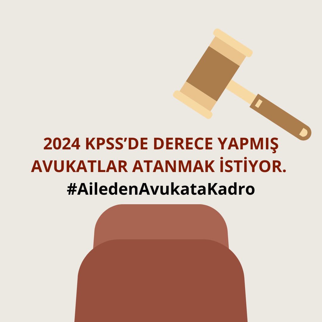 Kamuya atanmayı bekleyen avukatlar, Aile ve Sosyal Hizmetler Bakanlığından yüklü bir alım bekliyor. Kurum içindeki ihtiyaç görmezden gelinmesin, avukatlara istihdam sağlansın. #AiledenAvukataKadro