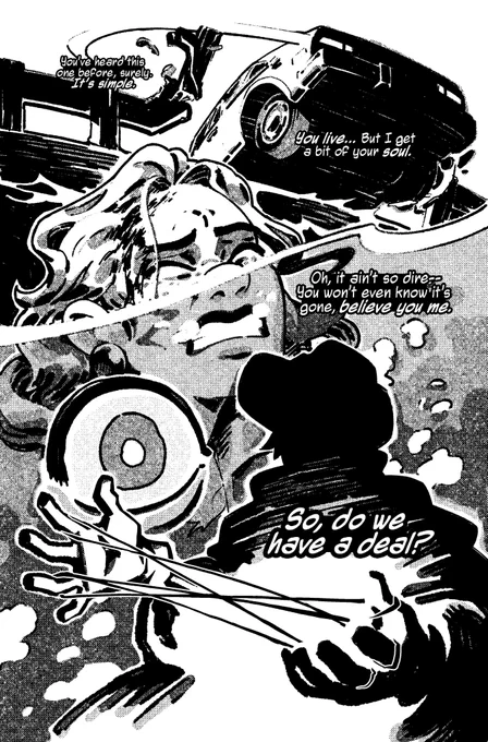 SparkFLAME #1 is ready-- come and check out all the cool stuff we've put together!   My contribution is a five-page Ensouled preview story.

Click through Danny's post for links! 