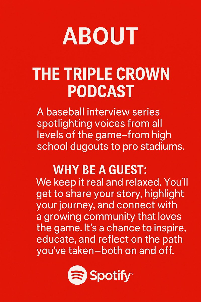 TripleCrownBase's tweet photo. For those at home, here’s a little idea of what the Triple Crown Podcast is all about! https://t.co/L60ZnAdJ27