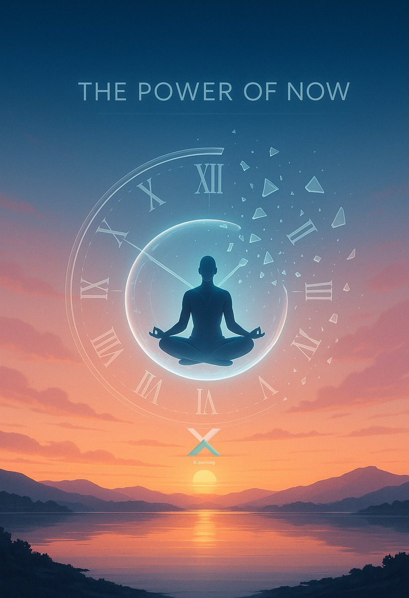 xlearningAI's tweet image. “The Power of Now” by E. Tolle

The present moment is all you ever truly have

1 You are the observer, not your thoughts
2 Time is a mental construct, now is all
3 Pain lives in resistance to the present
4 Ego thrives in past and future stories
5 Breath is the anchor to now