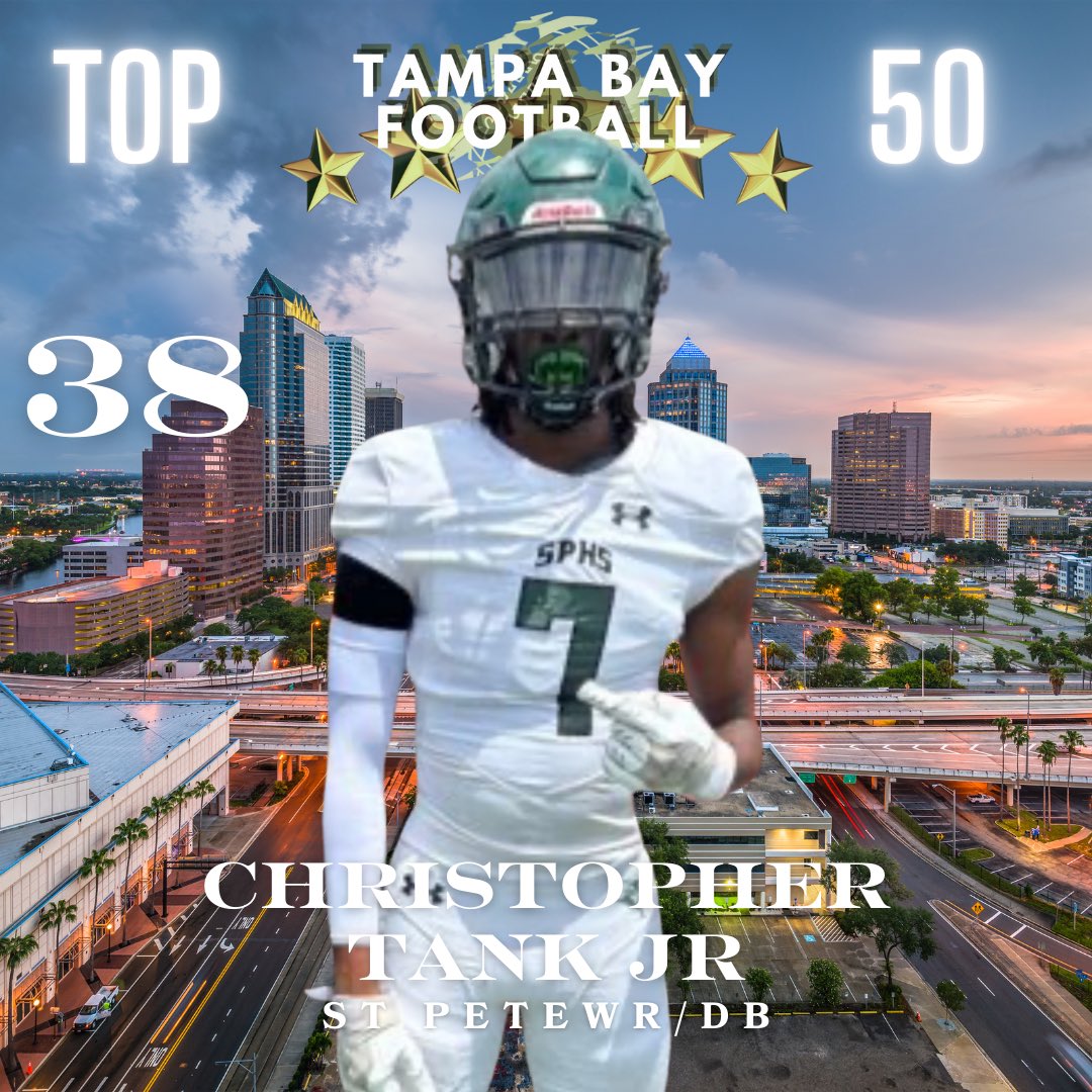 <a href="/Tank_2wayz/">Christopher tank jr</a> our sleeper of the top 50. High character athlete at 6’3. Plays relentless and fearless. Represents a strong tradition of HS football.