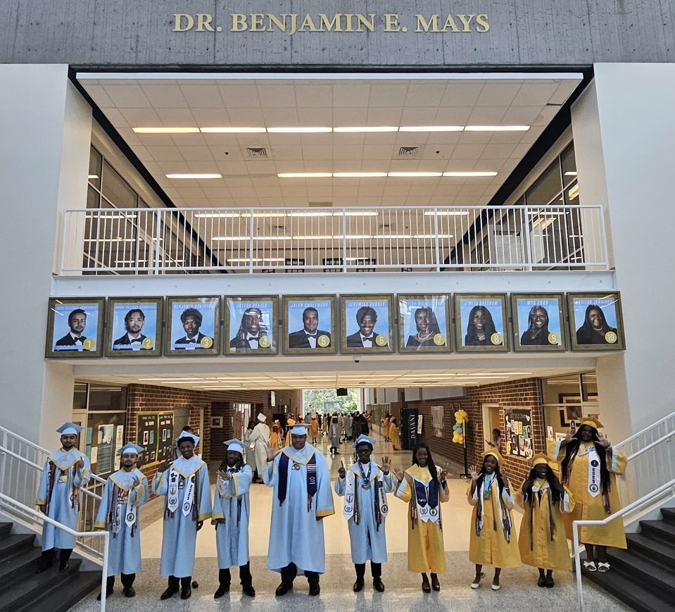 Our Top 🔟 scholars in the Class of 2025 leave their academic legacy on “The Hill”. We are excited to see what their next endeavors include. Congratulations 🎉🩵💛👩🏽‍🎓👨🏾‍🎓
