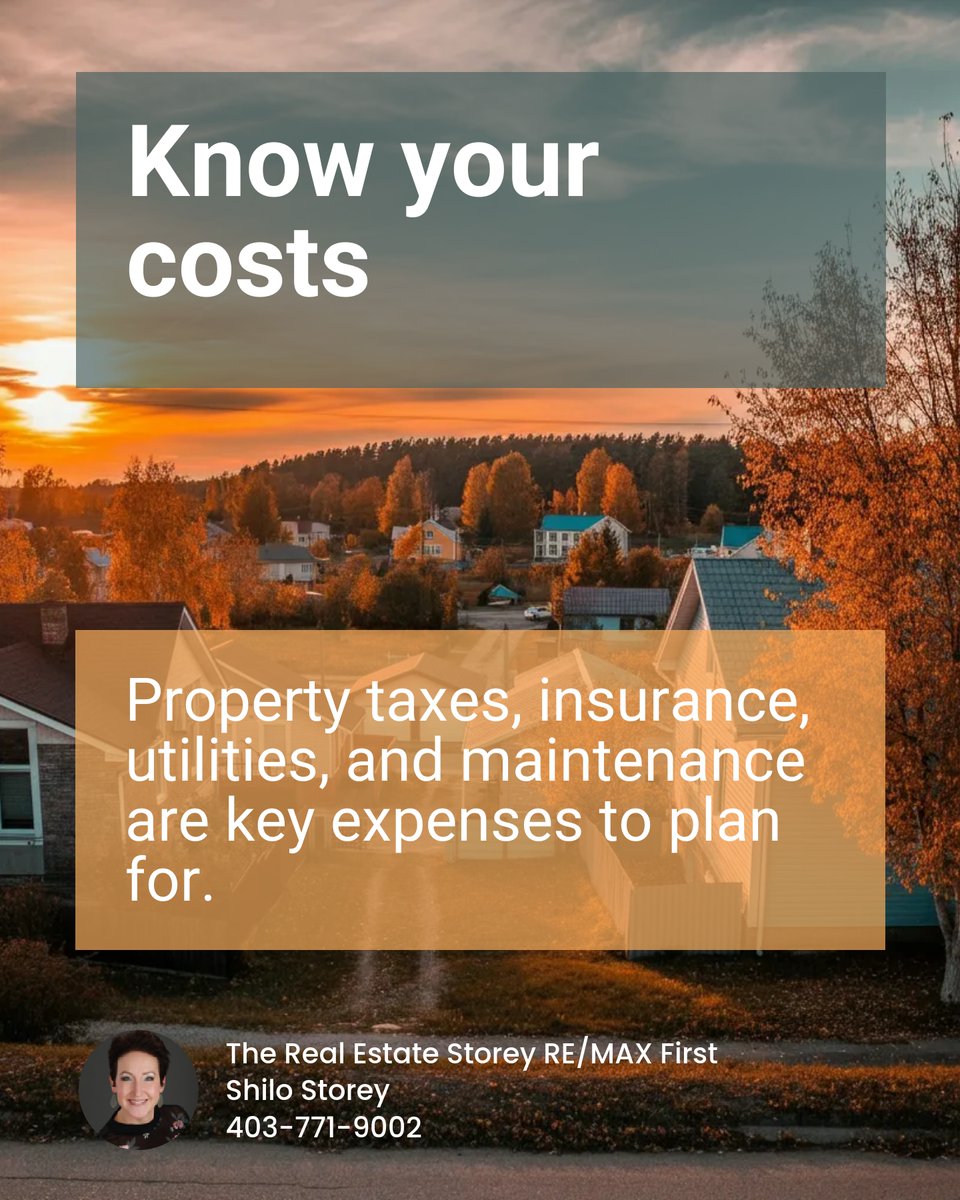 RemaxShilo's tweet image. 🏡 First-time buyer in Calgary? Don't let surprise costs ruin your excitement! Beyond your mortgage, budget for property taxes, insurance, utilities &amp;amp; maintenance. 🛠️ Knowing your monthly expenses = smarter planning! 💡 What costs surprised you? #CalgaryRealEstate