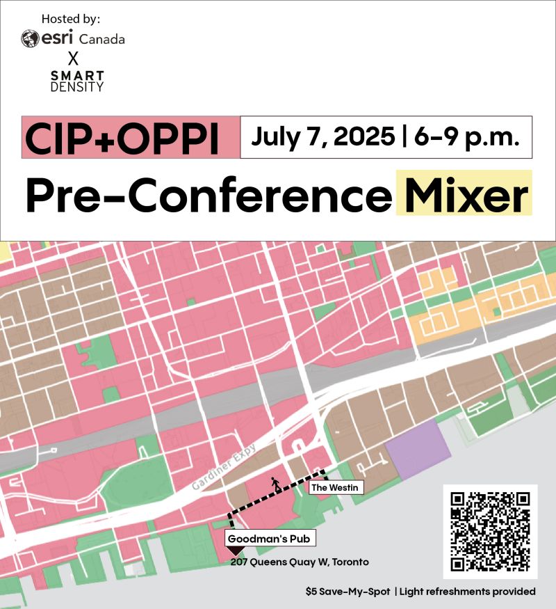 CIP + OPPI Conference coming up?

Join Smart Density &amp; Esri Canada for a chill Pre-Conference Mixer on July 7.

Waterfront, good vibes, and great convos.

🎟️ Limited space

bit.ly/3F5ch3Y

#urbanplanning #cityplanning #housing #realestate #affordablehousing