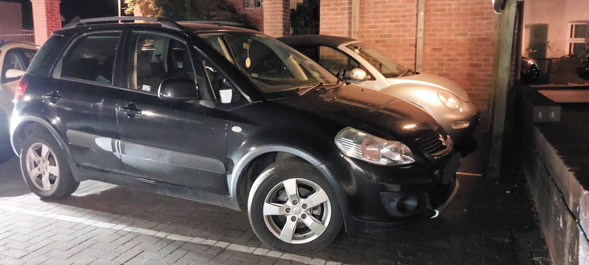 #LPT4 This #SUZUKI was stopped due to having a defective rear light in #Rusthall #TunbridgeWells.  It soon became an #Arrest for #DrugDriving #TWOC #NoInsurance #NoLicence #DrugPossession #ClassA and #ClassB - #Fatal4 #DriveInsured #CustodySleepover CAD 20-1494 RB