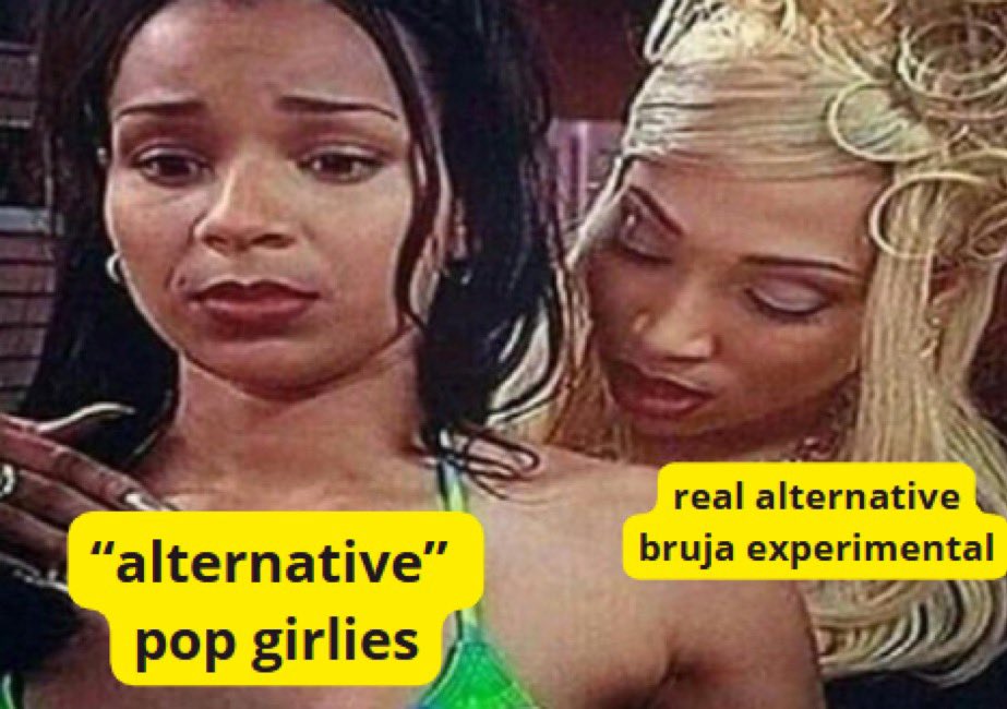 o menino falando que não gostou do album das irmas de pau e postando link do brat