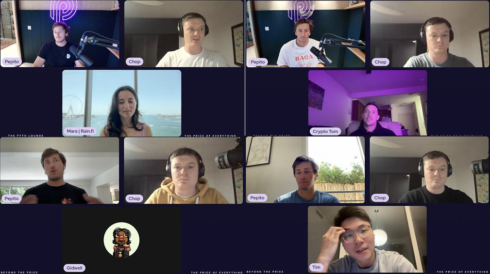 We hit a record 1900 live viewers today on Beyond The Price with <a href="/CHOPPAtheSHARK/">Chop 🦈🔮</a> 

Feels a bit surreal tbh, humbling and only makes us want to do a lot more

Huge S/O to <a href="/timerugged/">Mara</a> (RainFi), <a href="/Crypto_Tom111/">Crypτo τom 💾</a> (Curvance), <a href="/timahhl/">tim | Titan</a> (Titan), and <a href="/gidwell0x/">Gidwell (暇人/acc)</a> (Suilend) for coming on