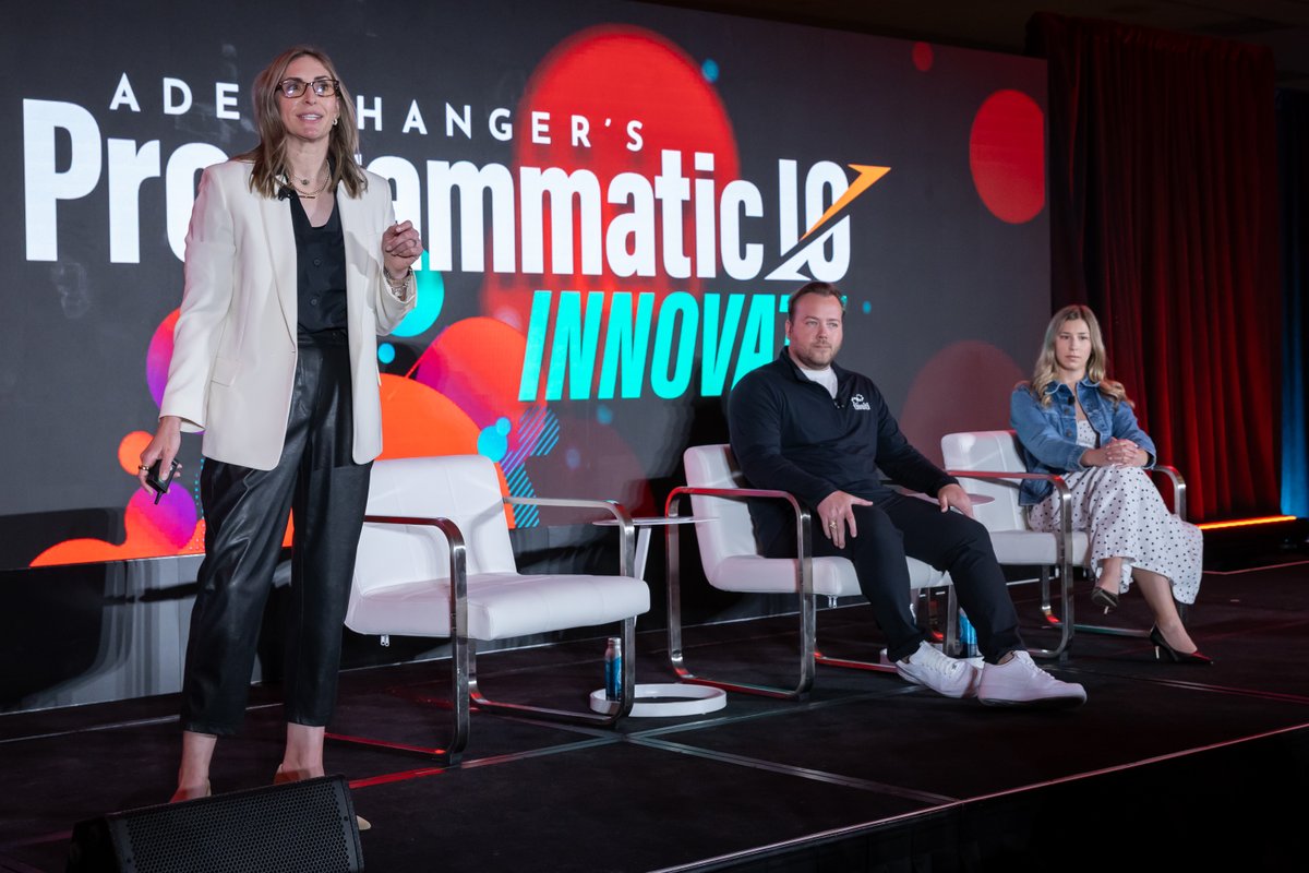adexchanger's tweet image. Last call from Programmatic IO: Innovate 🎤✨
Today’s focus: smarter tech, better targeting, and the future beyond cookies.
Innovation doesn’t stop here. Let’s keep pushing the space forward.
.
.
#AdTech #ProgrammaticAds #DigitalMarketing #MediaTech