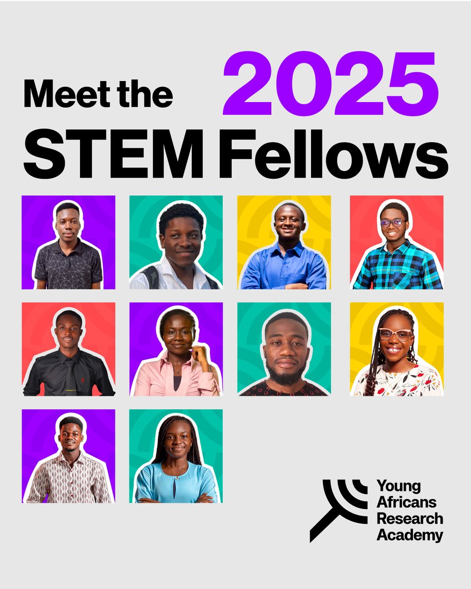 yara_research's tweet photo. Meet The 2025 YARA Fellows — a trailblazing cohort of 10 young African researchers ready to reshape science and innovation on the continent.

From AI and climate modeling to protein science and health tech 

This thread will restore your faith in Africa’s scientific future.👇 https://t.co/qvhlUqdKMG