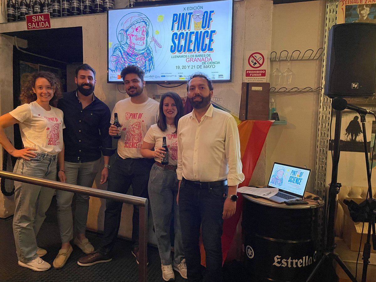 Las charlas de #NUESTRASOCIEDAD💡y #NUESTROCUERPO🦵🏻🧠 están a punto de comenzar en el <a href="/LemonrockGr/">lemonrockgranada</a>! El #Pint25GRA viene pisando fuerte y nuestros ponentes no pueden esperar a sorprenderte👏🏻

<a href="/pintofscienceES/">Pint of Science ES</a> @parqueciencias @canalugr @IbsGRANADA <a href="/LemonrockGr/">lemonrockgranada</a> <a href="/rubencebrian/">Rubén Cebrián</a>