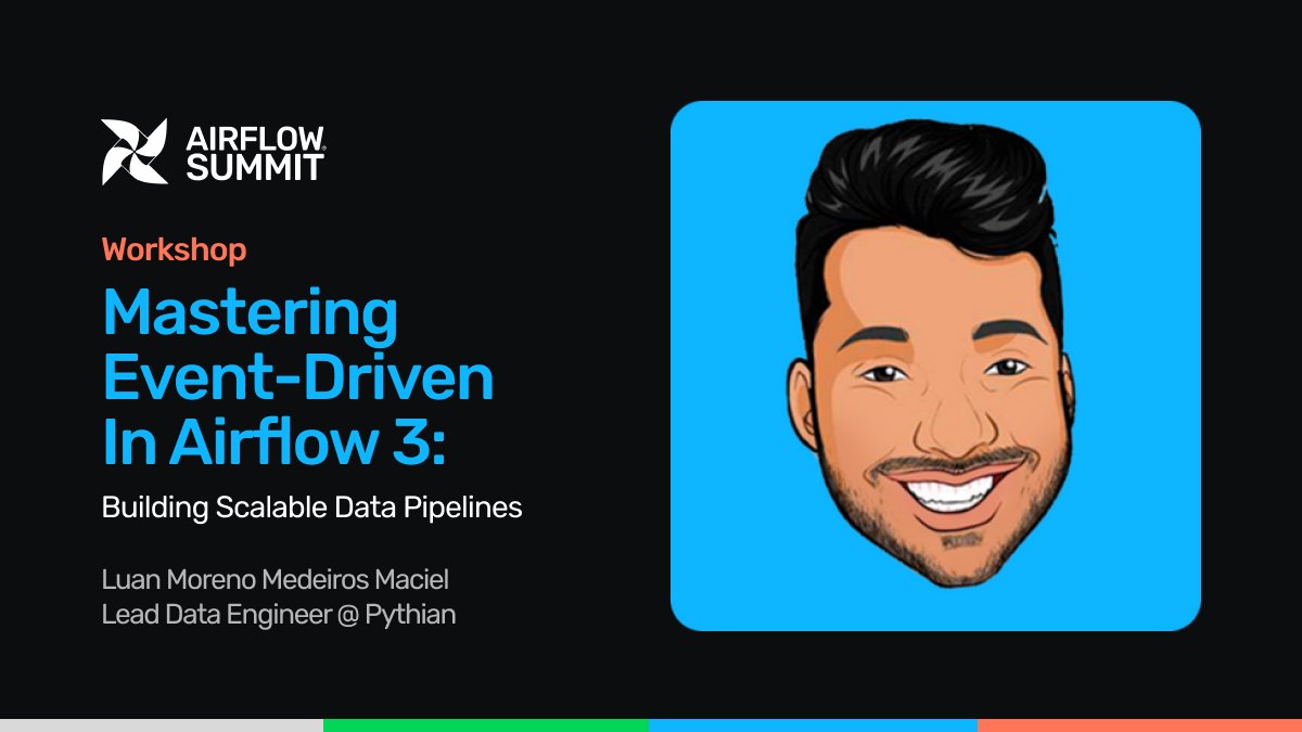 Don't miss one of the most anticipated hands-on workshops at this year's Summit! 

✅ Use AssetWatchers to monitor S3, Kafka, or databases
✅ Build DAGs that trigger instantly on new data
✅ Scale high-volume workflows

Get your 25% discount today: airflowsummit.org/tickets/