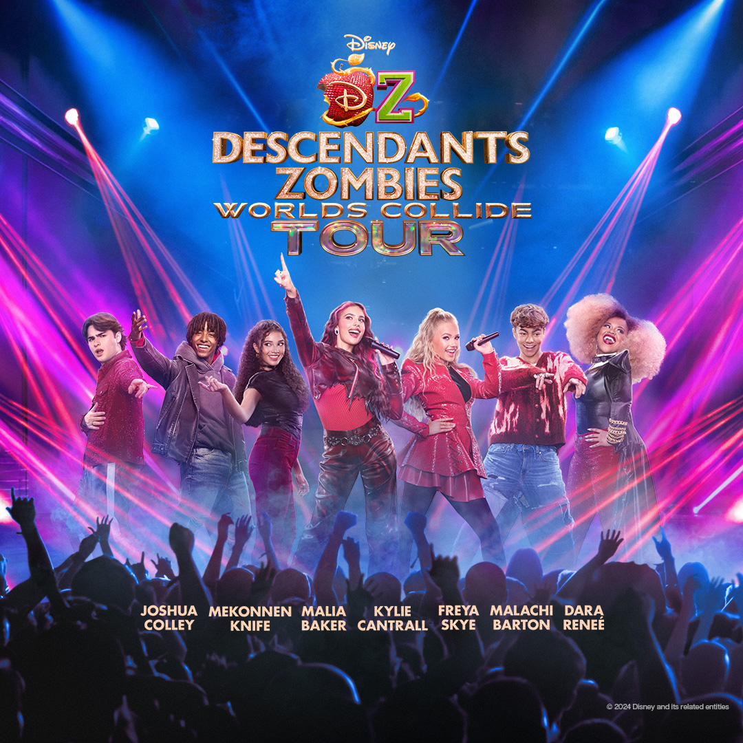 Take 20% off Disney Descendants/Zombies Worlds Collide Tour on July 20! Use code "DZ2025" to get access. Offer applies while supplies last.

🎟️: ticketmaster.com/event/1C00615D…