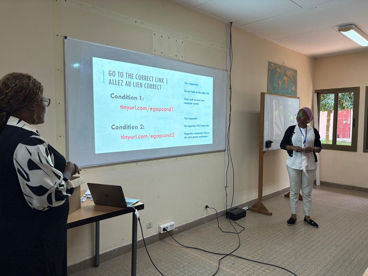 EGAPTweets's tweet photo. We are at the midpoint of #LearningDays in @cerapabidjan! It has been a great week so far with sessions on randomization, estimation, and statistical power. https://t.co/PETiAWGbyu