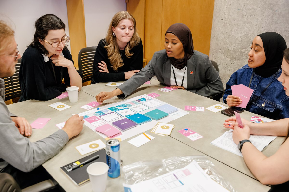 TheExchange_TMU's tweet image. 🎲 Narratives in Politics: Finding Common Ground at #CVS2025 flipped the script on political storytelling.
@DrJaredWesley @UAlberta led a workshop exploring how the stories we tell shape political divides — and how we can reframe narratives to bring people closer together.