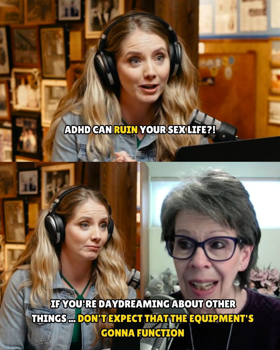 Can #adhd ruin your sex life?

Can you get work accommodations?

These are just some of the things I discussed with Dr Barbara Cohen in ep 292 REMASTERED.

She's a psychotherapist, certified ADHD coach &amp; international ADHD researcher.

linktr.ee/meredithforreal