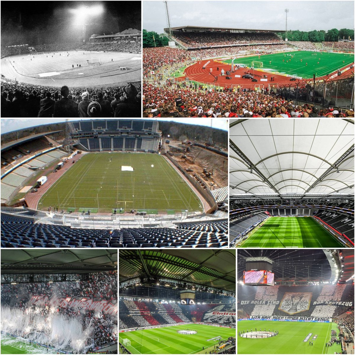 💯 Jahre #Waldstadion! 🏟️

Herzlichen Glückwunsch der <a href="/Eintracht/">Eintracht Frankfurt</a>, dem <a href="/DeuBaPark/">Deutsche Bank Park</a> und allen Fans, die es mit der Frankfurter Eintracht halten, hier schöne aber auch traurige Momente erlebt haben.

Was waren eue Highlights?

#AdlerNews | #Eintracht | #SGE 🦅