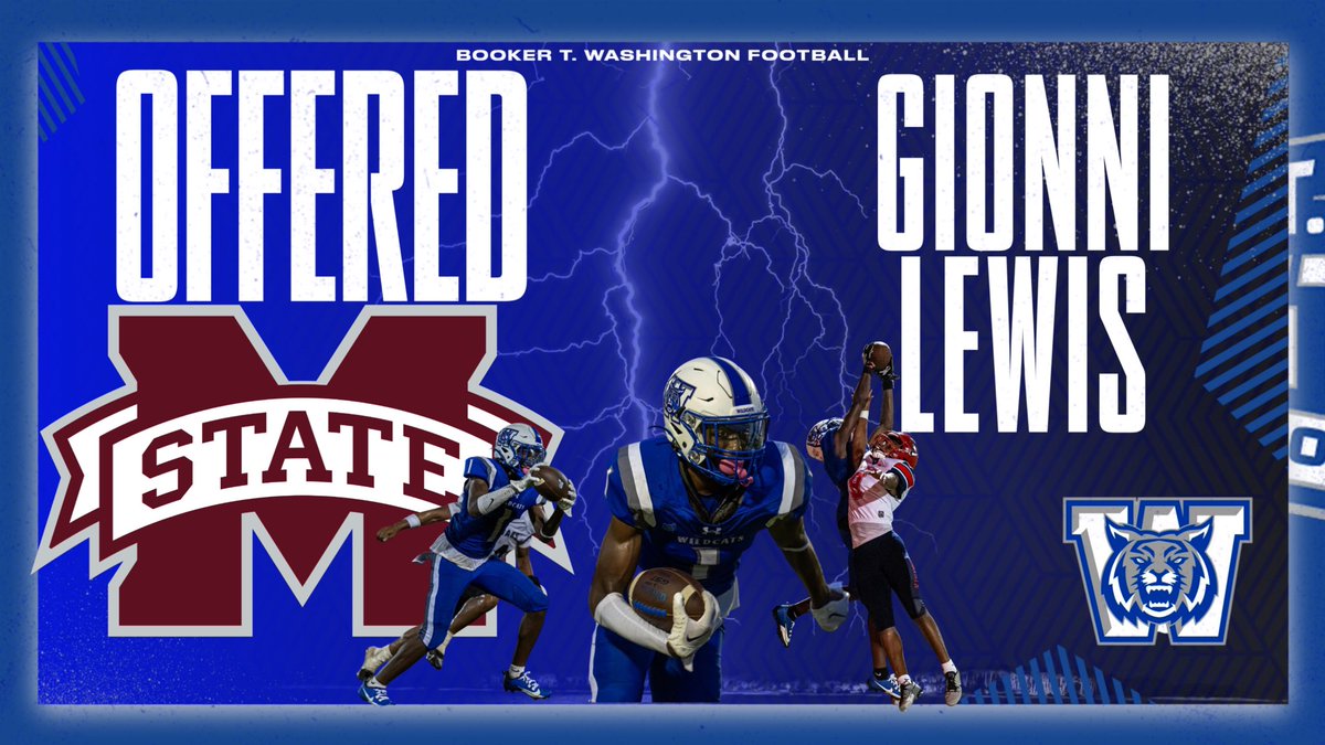 l'm so blessed and thankful to have received my 1st D1 SEC offer from  Mississippi State University 🐶 # HailState