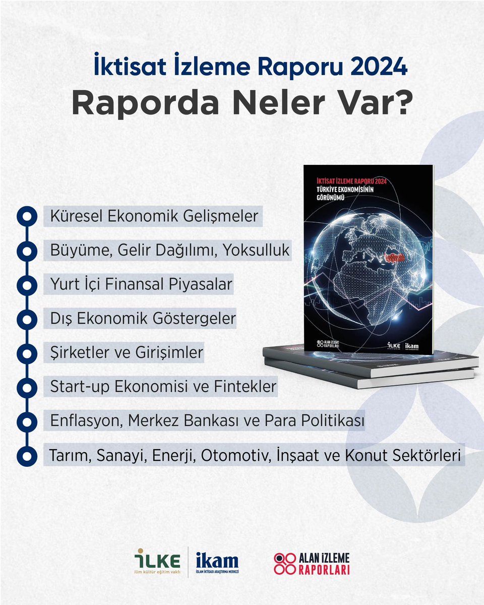 Raporda Neler Var?

2024’te ekonomi nasıl geçti, 2025’te ne bekliyor?

27 Mayıs akşamı İLKE Vakfı’nda düzenleyeceğimiz rapor sunumuna davetlisiniz.

📅 27 Mayıs 2025, Salı
🕐 18:30
📍 İLKE Vakfı

🔗 Detaylı Bilgi ve Kayıt için: ilke.org.tr/tr/etkinlik-de…
