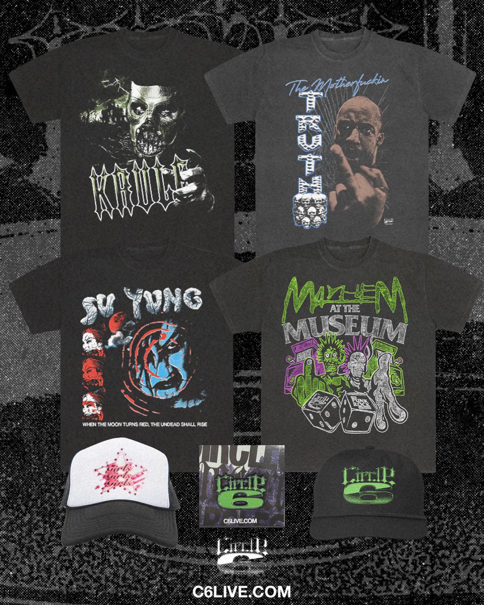 Circle6_co's tweet photo. Gear up. Black out. Rep the movement.
Hit https://t.co/2Zwz3Qb4j4 now and grab the merch before it disappears.
#Circle6 #C6Live #WrestlingMerch #UndergroundStyle #WildestShowOnEarth https://t.co/Yf9zqV2PP5