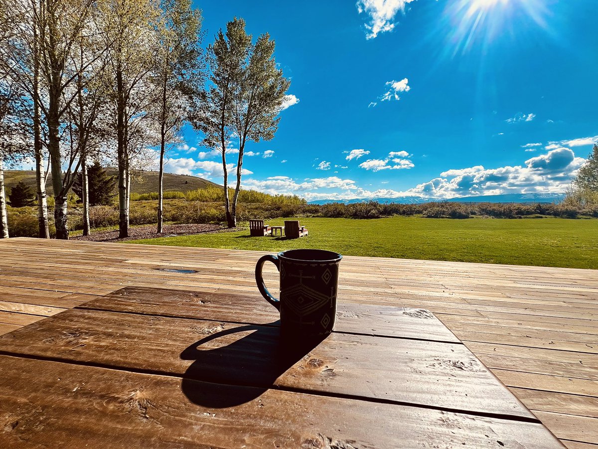 Great day to be sober. Black coffee and a blue sky ain’t bad either.