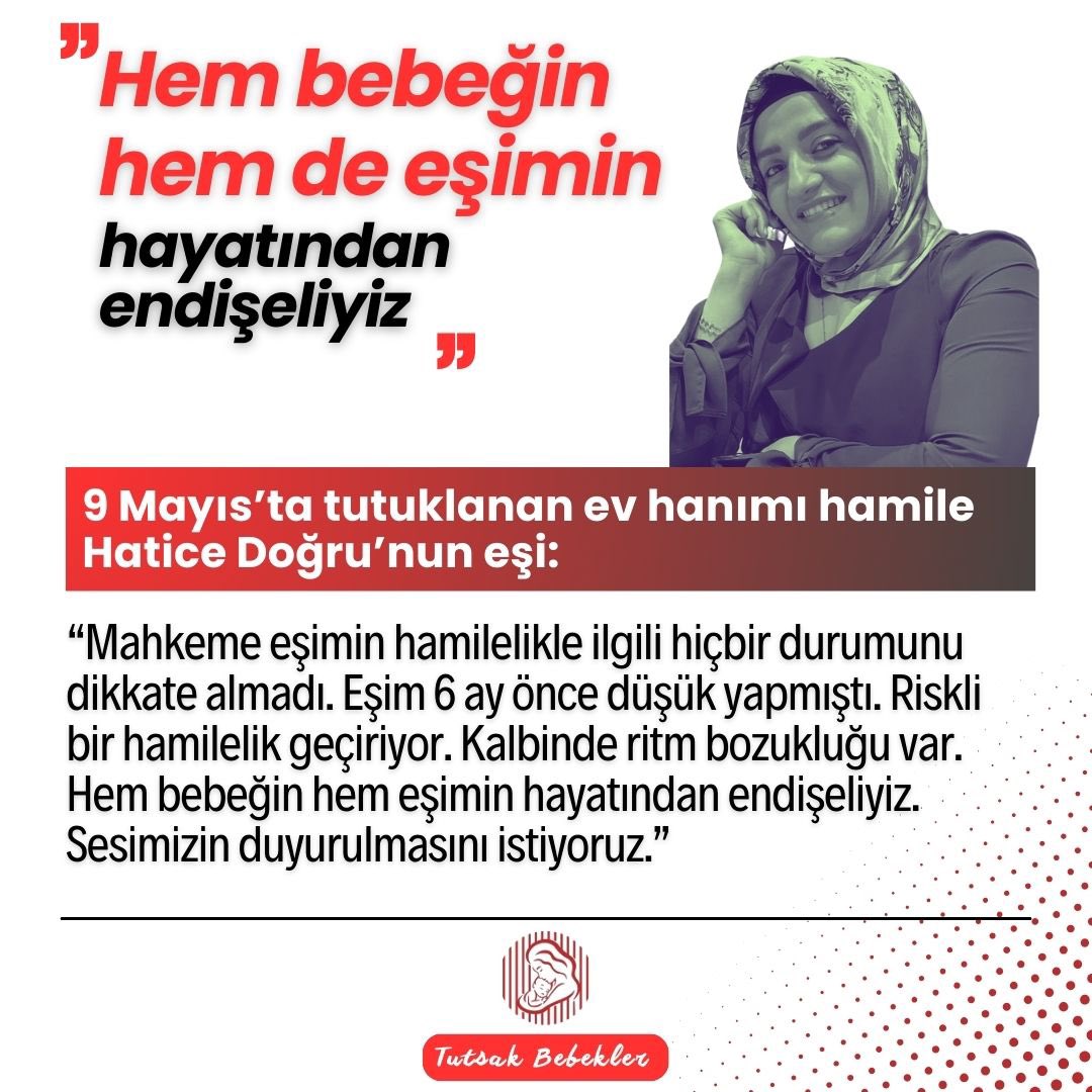 Hicranlarımız saadete dönsün,
Anneler, çocuklar özgür olsun

HamileTutuklu HaticeDoğru