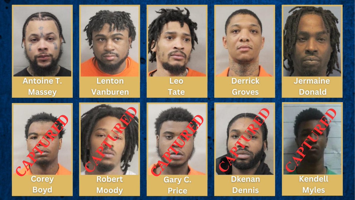 bookmaker_eu's tweet image. 🚨 Last Man Cuffed – NOLA Escapees 🚨

Which of the 5 New Orleans prison escapees will be the last one caught?

📉 Odds:
Antoine Massey +150
Jermaine Donald +250
Derrick Groves +300
Leo Tate +400
Lenton Vanburen +600

Who stays free the longest?

📍#NOLA #Manhunt