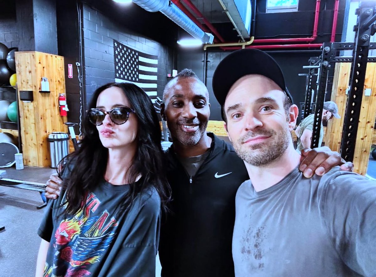 nacaomarvell's tweet photo. Krysten Ritter e Charlie Cox estão treinando para a segunda temporada de ‘DAREDEVIL: BORN AGAIN’. https://t.co/Lc9C9b58Cn