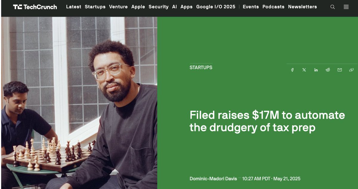 FiledLeroy's tweet photo. We raised $17.2M to give tax pros leverage—not chaos–from @NorthzoneVC @Jess_M_Schultz, @DayOneVC @mashadrokova, JVentures, @Neo @apartovi, RaineVentures @GSRubenstein, and GreensVentures and an amazing crew of angels. 🙏 https://t.co/DqatCJZ5IB
