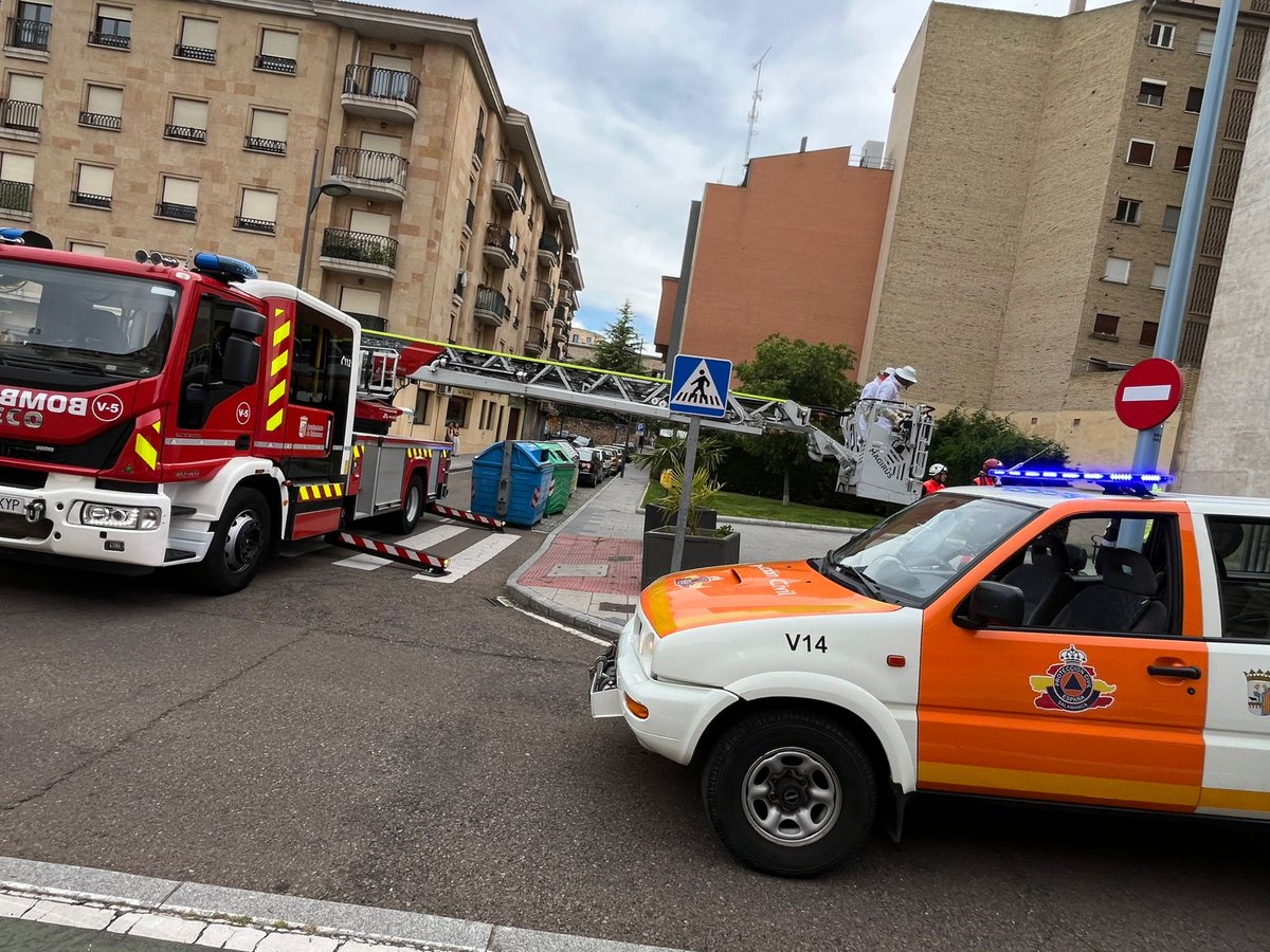🚨🐝 Esta tarde hemos acompañado a los compañeros de Bomberos Salamanca en un aviso por un enjambre de abejas 🐝.
En la intervención también participó la Policía Local 👮‍♂️ y los alumnos en prácticas de emergencias 🚒🎓.
¡Gran trabajo en equipo! 💪👏
<a href="/PCivilSalamanca/">PCSalamanca</a>