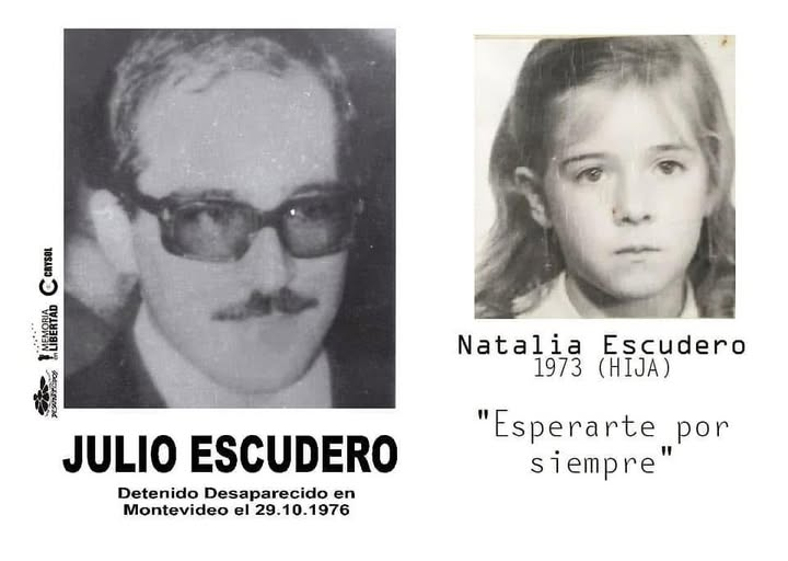 El último día que vi a mi papá en mi casa, fue muy temprano en la mañana, recién se había afeitado, y tenía puesta su camisa celeste con la que trabajaba en el Banco Hipotecario, todavía olía a tela recién planchada. Me dió un beso en la frente, me abrazó mas fuerte que nunca y+