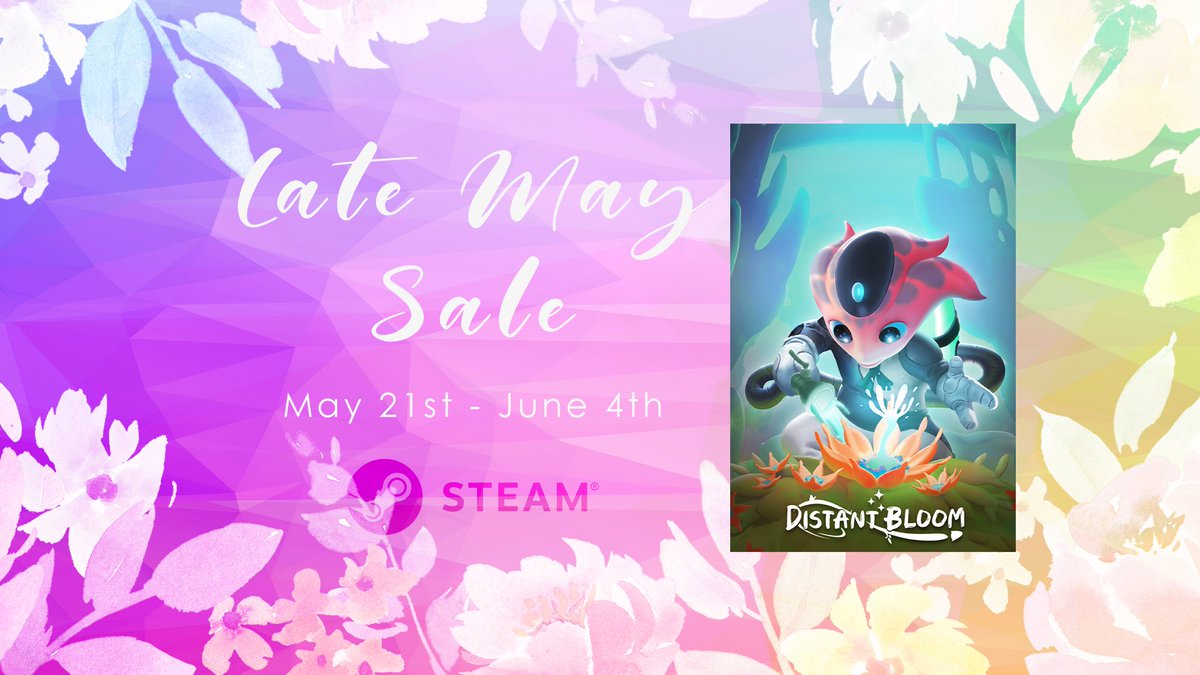May is in full bloom — and so are the fresh deals.
Distant Bloom is now 50% off on Steam.
The perfect moment to plant yourself in a cozy new world. 🌿

store.steampowered.com/app/1450250/Di…

#cozygames #indiegames #indieDev #CelebrateIndies #gamingcommunity <a href="/AuroraPunks/">Aurora Punks</a>