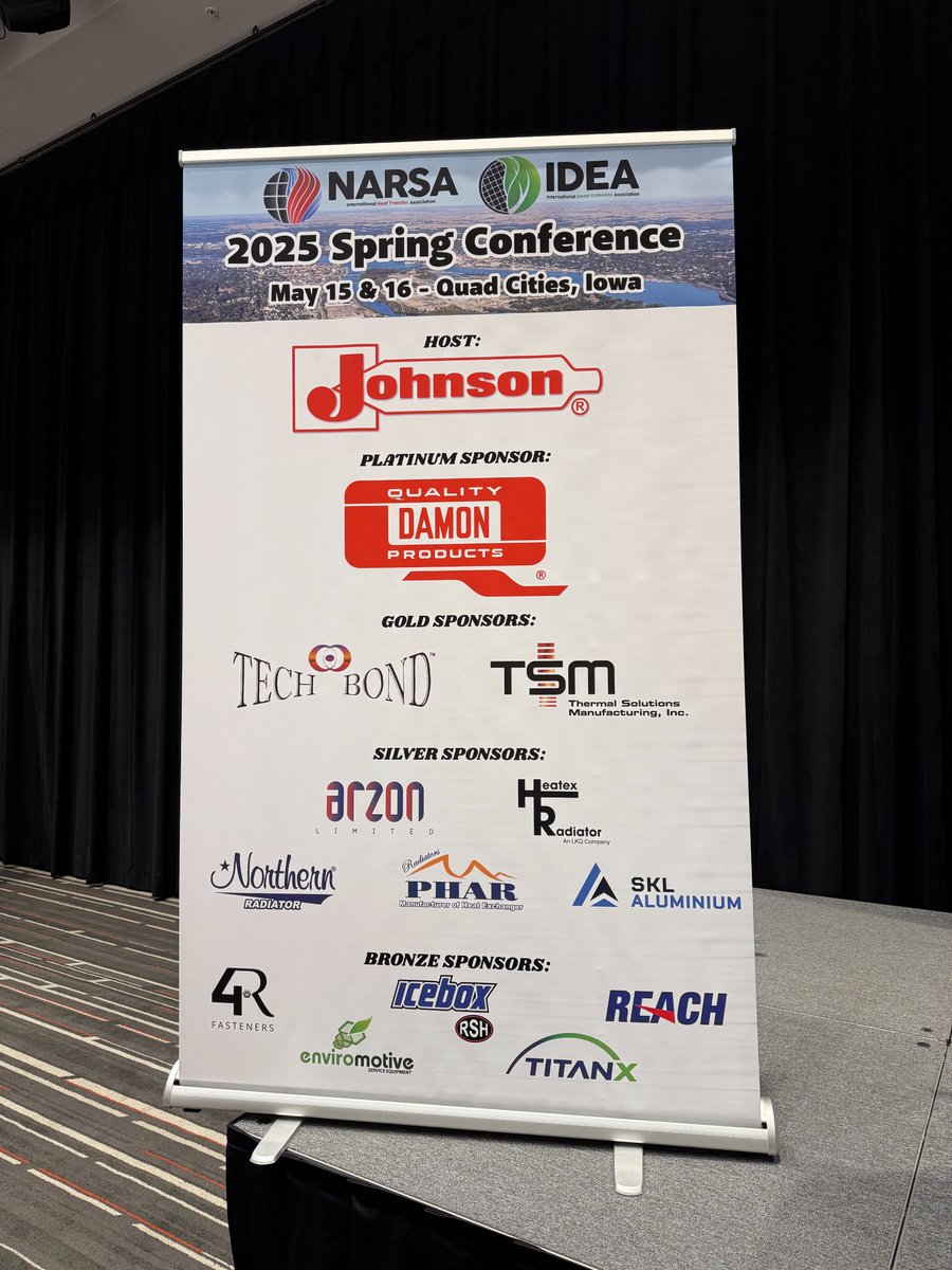 We want to thank the following companies for sponsoring the 2025 Spring Conference in the Quad Cities, Iowa. 

Because of their support, NARSA/IDEA is able to produce events where members can learn from each other and grow their businesses. 

hashtag#narsanow hashtag#narsaidea