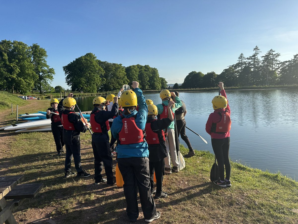 SaintJosephsRC's tweet photo. We are all prepared for our next activity - paddle boarding #stjoeshwb #schoolcamp https://t.co/6x1RP2NI9q
