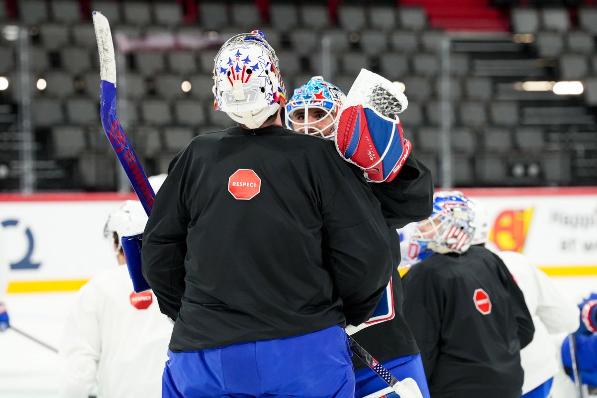 usahockey's tweet photo. Gotta give some love to the tendys โค๏ธ #GoalieNation #MensWorlds https://t.co/3chkcLAY97