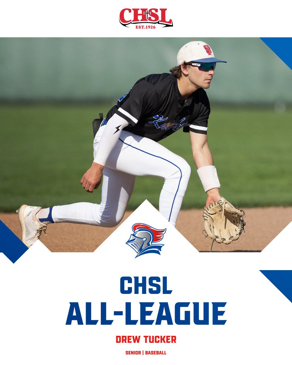 Congratulations to Drew Tucker '25 for earning CHSL All-League Baseball Honors!

#GoKnights