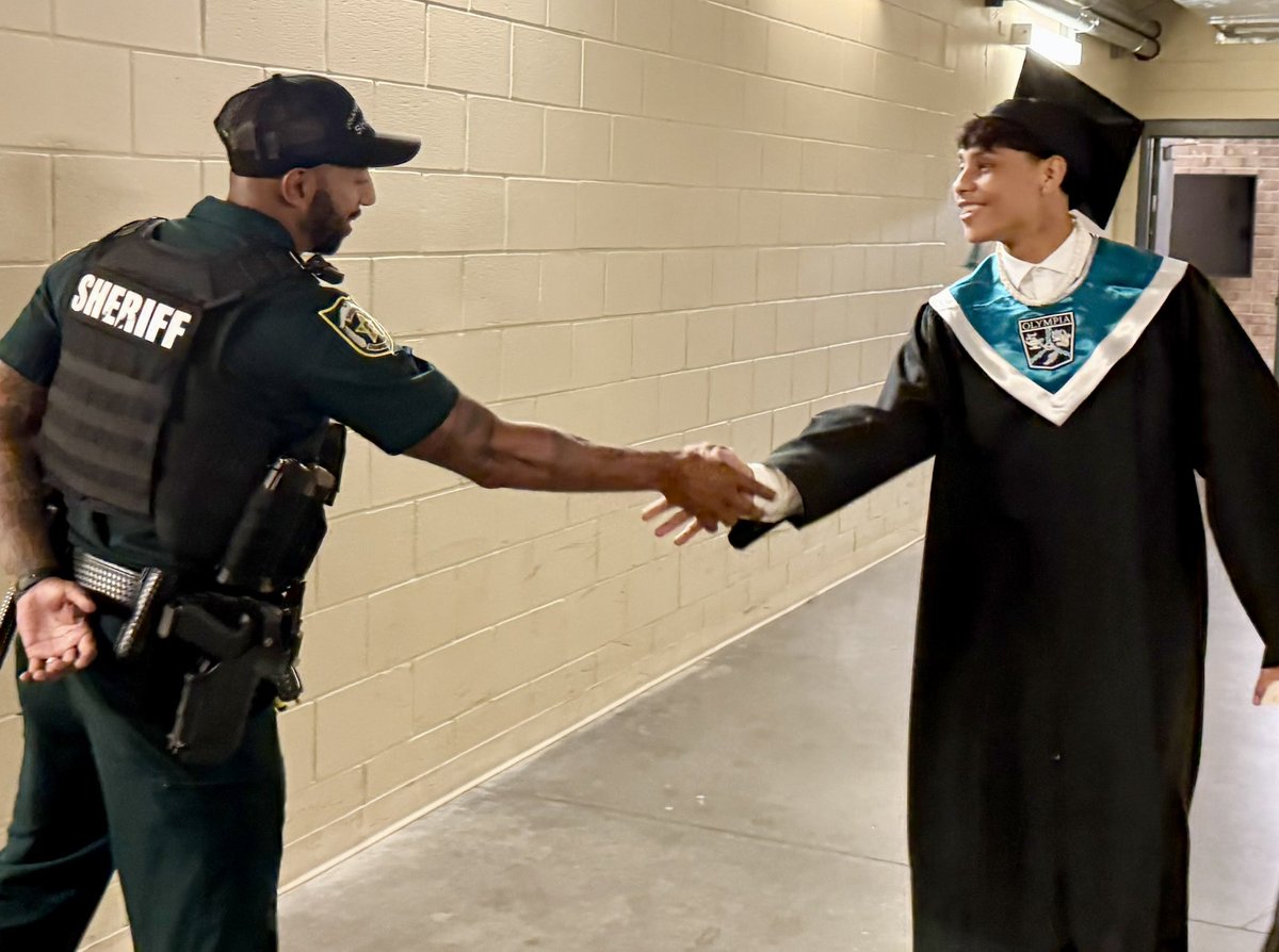From the first day of school to graduation day, our School Resource Officers are there, protecting, guiding, and looking out for Orange County’s students every step of the way.

Olympia High School’s SROs, Master Deputy Stacy Love and Deputy Jose Lopez, were at UCF’s Addition