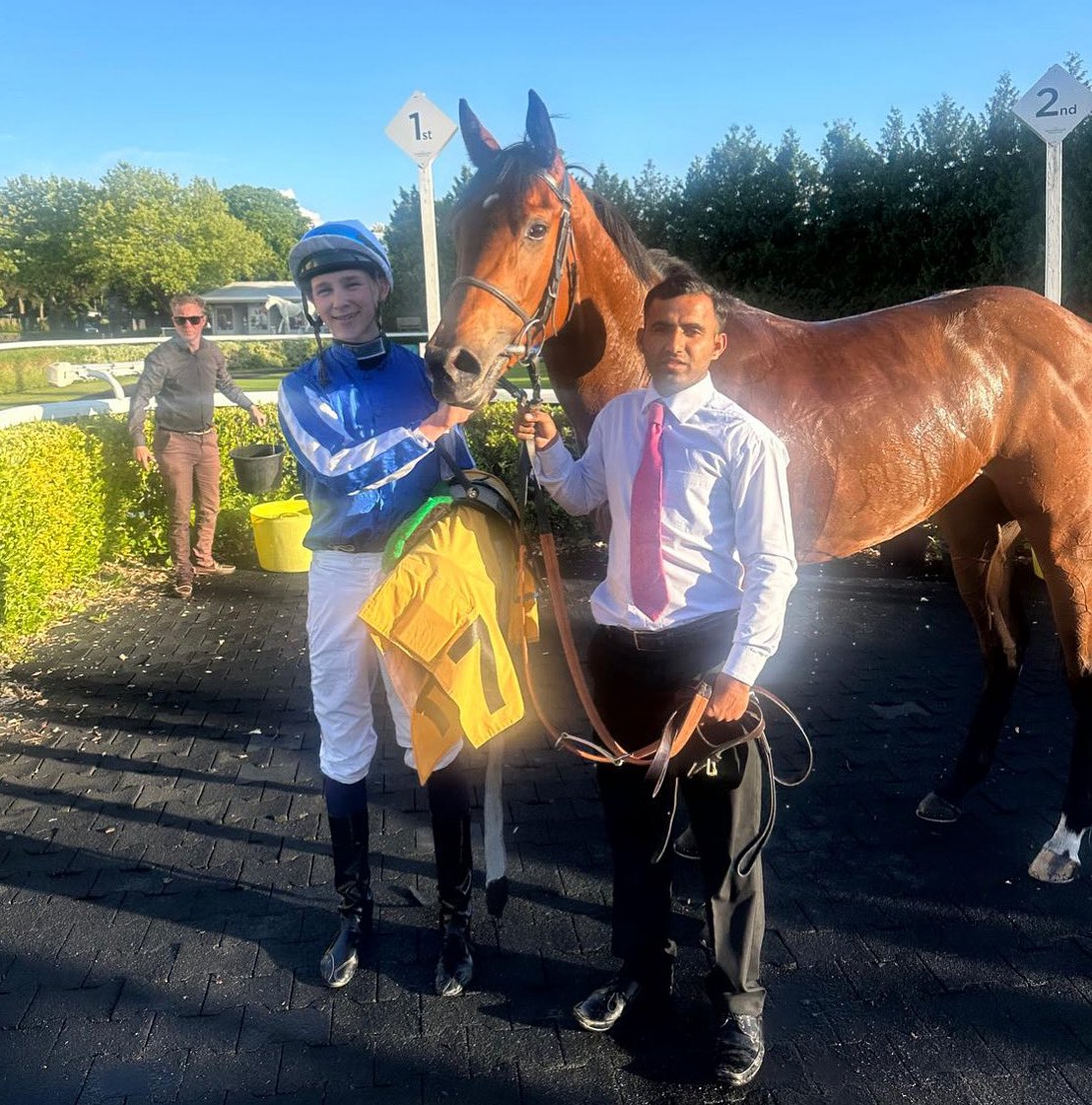 Richard Hughes (@rhughesracing) on Twitter photo ๐ฅ๐SAYIDAH HARD SPUN ๐๐ฅ
Wins on the 7.10pm at Kempton Park - Unibet/British Stallion Studs EBF Filliesโ Restricted Novice Stakes (GBB Race)
Ridden by <a href="/loughnane_billy/">Billy Loughnane</a>
Congratulations to winning owner Mr Jaber Abdullah ๐๐ฅ ๐ฅ๐SAYIDAH HARD SPUN ๐๐ฅ
Wins on the 7.10pm at Kempton Park - Unibet/British Stallion Studs EBF Filliesโ Restricted Novice Stakes (GBB Race)
Ridden by <a href="/loughnane_billy/">Billy Loughnane</a>
Congratulations to winning owner Mr Jaber Abdullah ๐๐ฅ