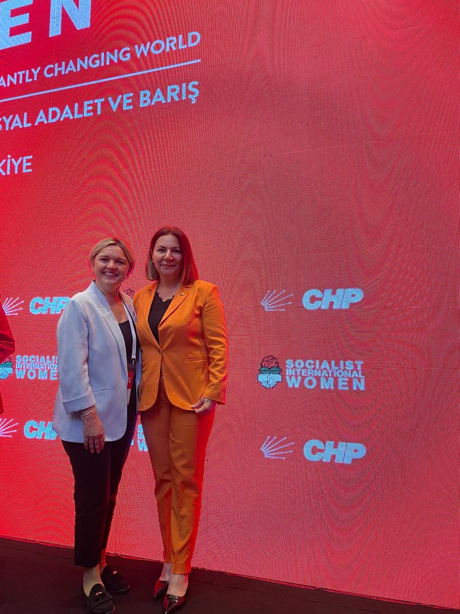 SuzanMyk's tweet photo. İstanbul'da düzenlenen Kadın Sosyalist Enternasyonel Konsey Toplantısı'nda Başkan Yardımcılığı görevine seçilen Genel Sekreterimiz Selin Sayek Böke’yi kutluyor, yeni görevinde başarılar diliyoruz. https://t.co/WOFIy3HSNr