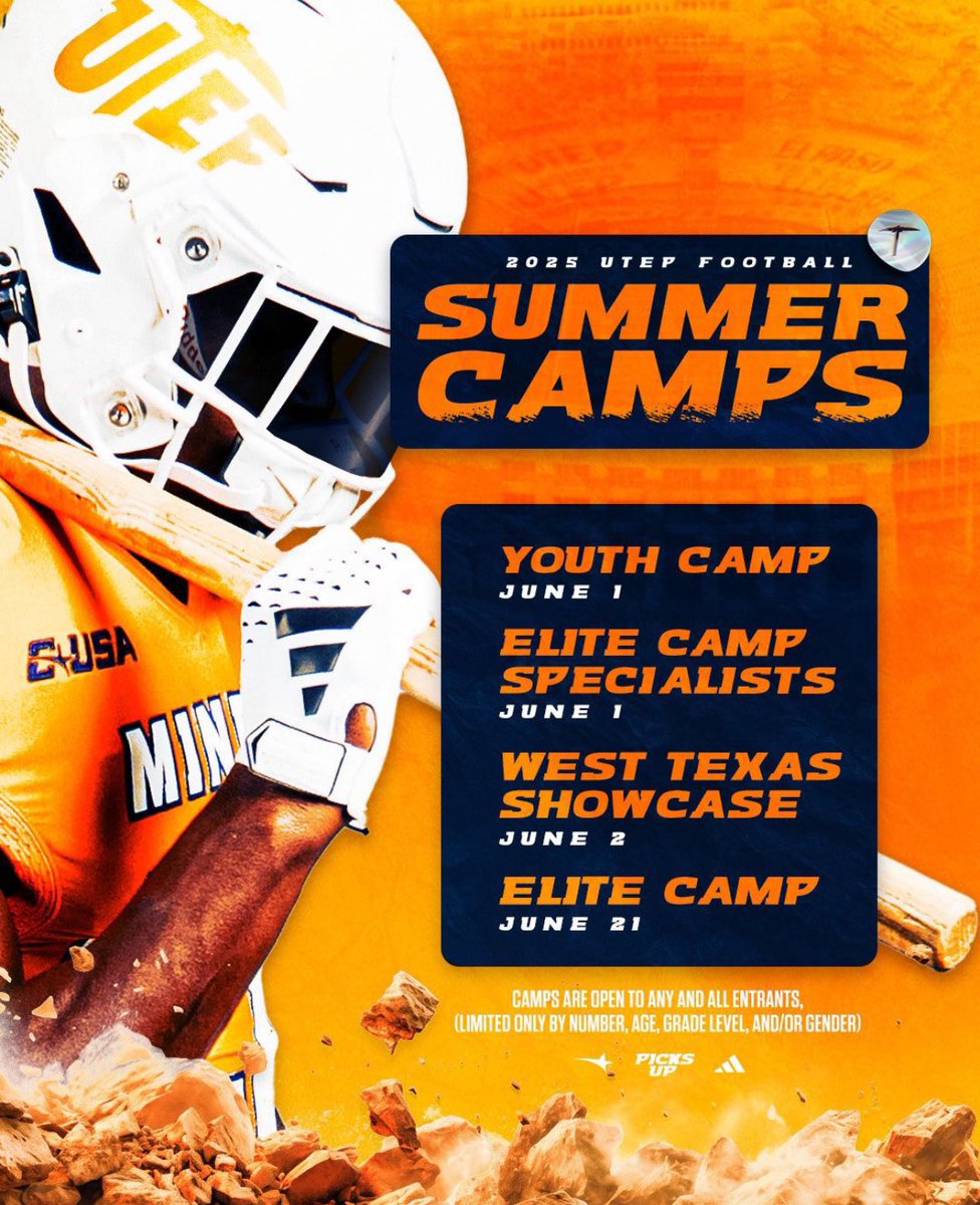 Reese Rusher (@reese_rusher07) on Twitter photo Thank you to <a href="/UTEPFB/">UTEP Football</a> and <a href="/CoachBKChung/">Bryan K. Chung</a> for giving me a camp invite. <a href="/coachcreeve/">Charlie Reeve</a> <a href="/the_CoachTC/">Coach Collins</a>
#UMW Thank you to <a href="/UTEPFB/">UTEP Football</a> and <a href="/CoachBKChung/">Bryan K. Chung</a> for giving me a camp invite. <a href="/coachcreeve/">Charlie Reeve</a> <a href="/the_CoachTC/">Coach Collins</a>
#UMW