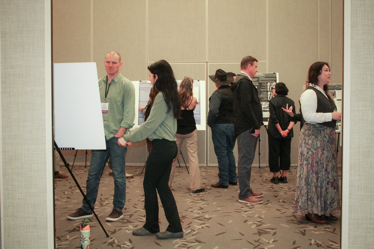 CSU_WATER's tweet image. The 2025 CSU-WATER Conference featured an engaging poster session where students showcased innovative water research and connected directly with faculty and professionals. A true bridge from coursework to careers.