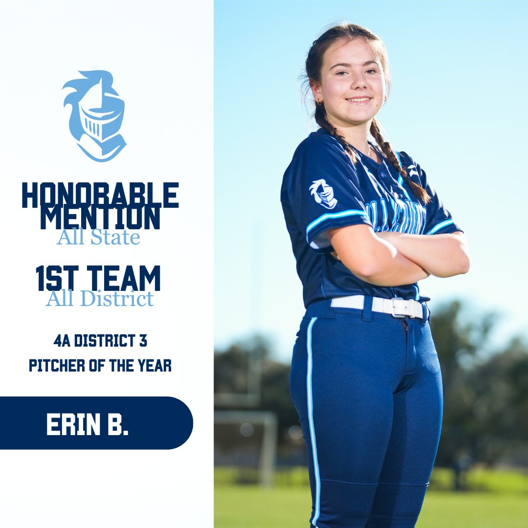 Congratulations to members of our Area Finalist Softball Team as they racked up post season awards. We are all so proud of you and what the team accomplished this season! Go, Lady Knights! #HillCoAthletics